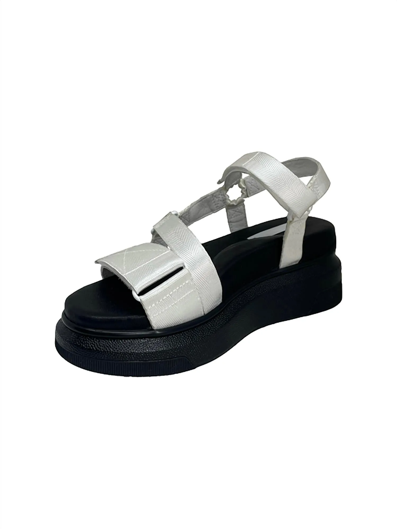 Women's Velcro Sandals In White