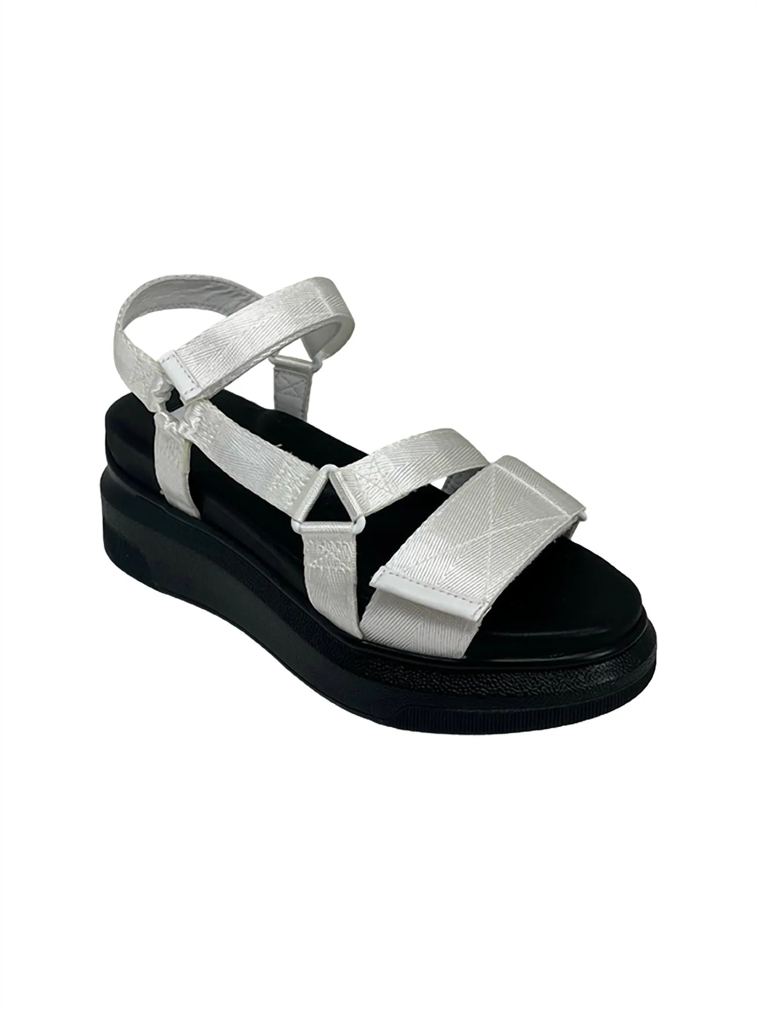 Women's Velcro Sandals In White