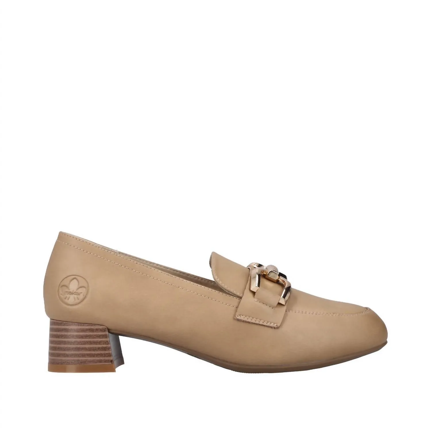 Women's Violet 52 Heeled Loafer In Nude