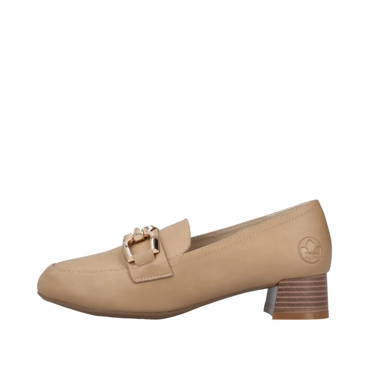 Women's Violet 52 Heeled Loafer In Nude