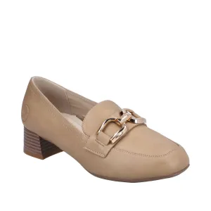 Women's Violet 52 Heeled Loafer In Nude