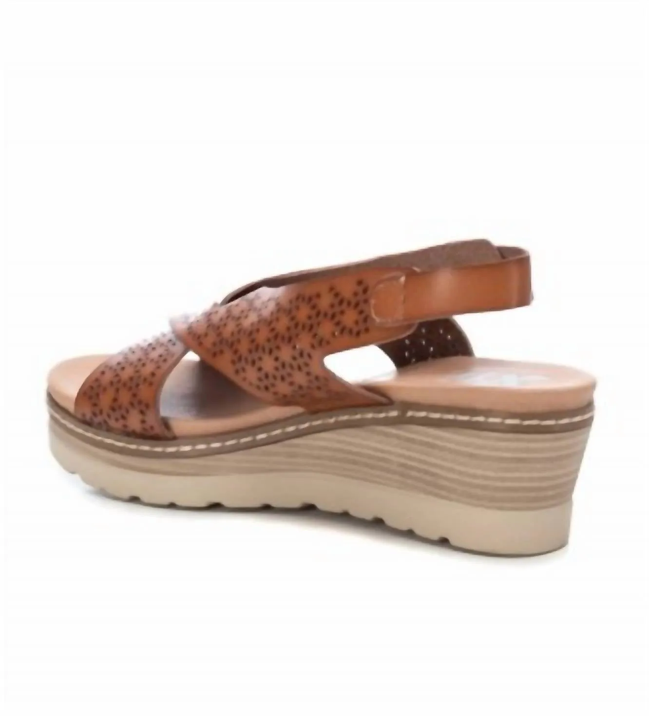 Women's Wedge Sandals In Brown