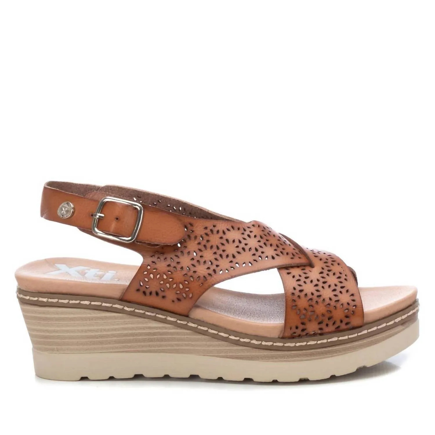 Women's Wedge Sandals In Brown