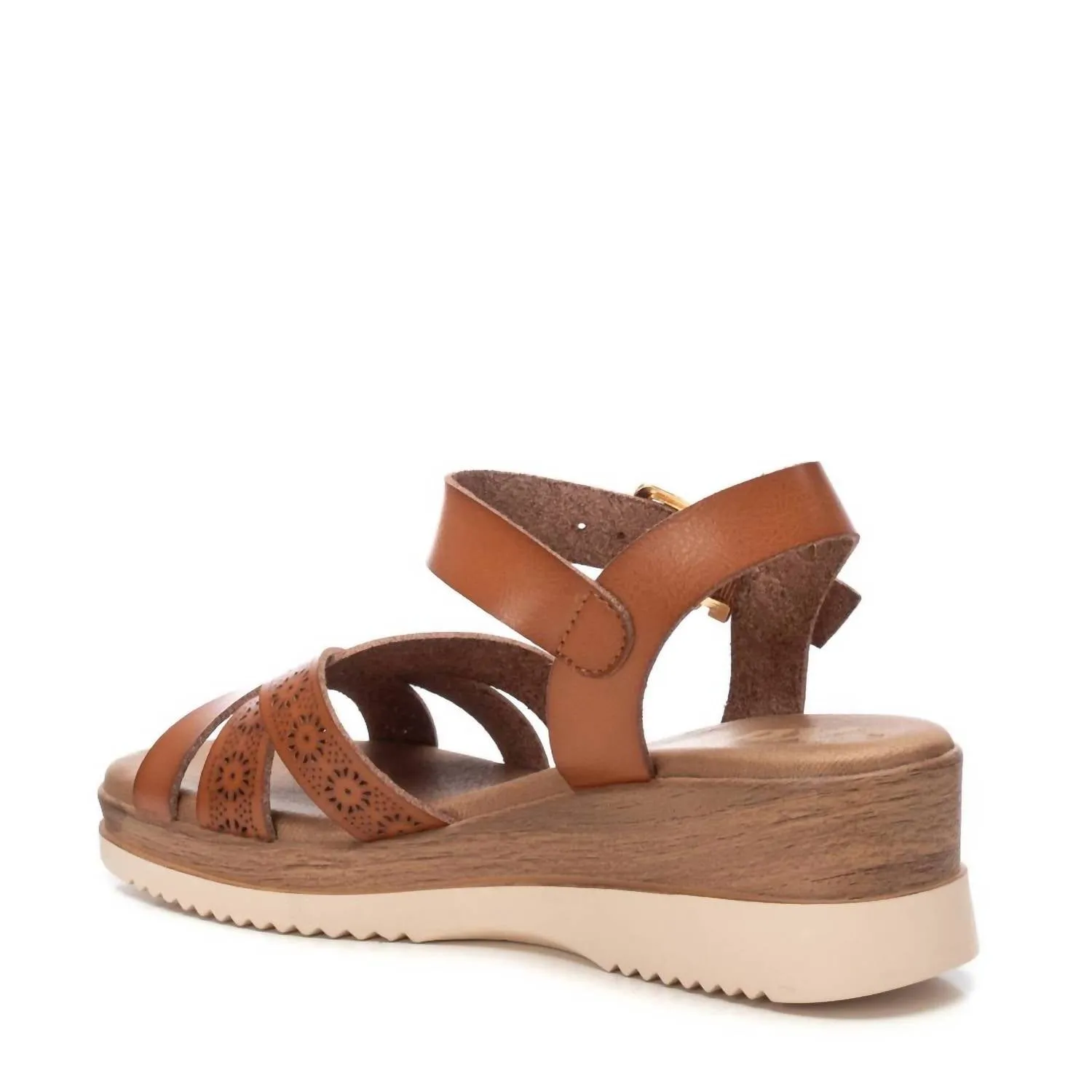 Women's Wedge Sandals In Camel