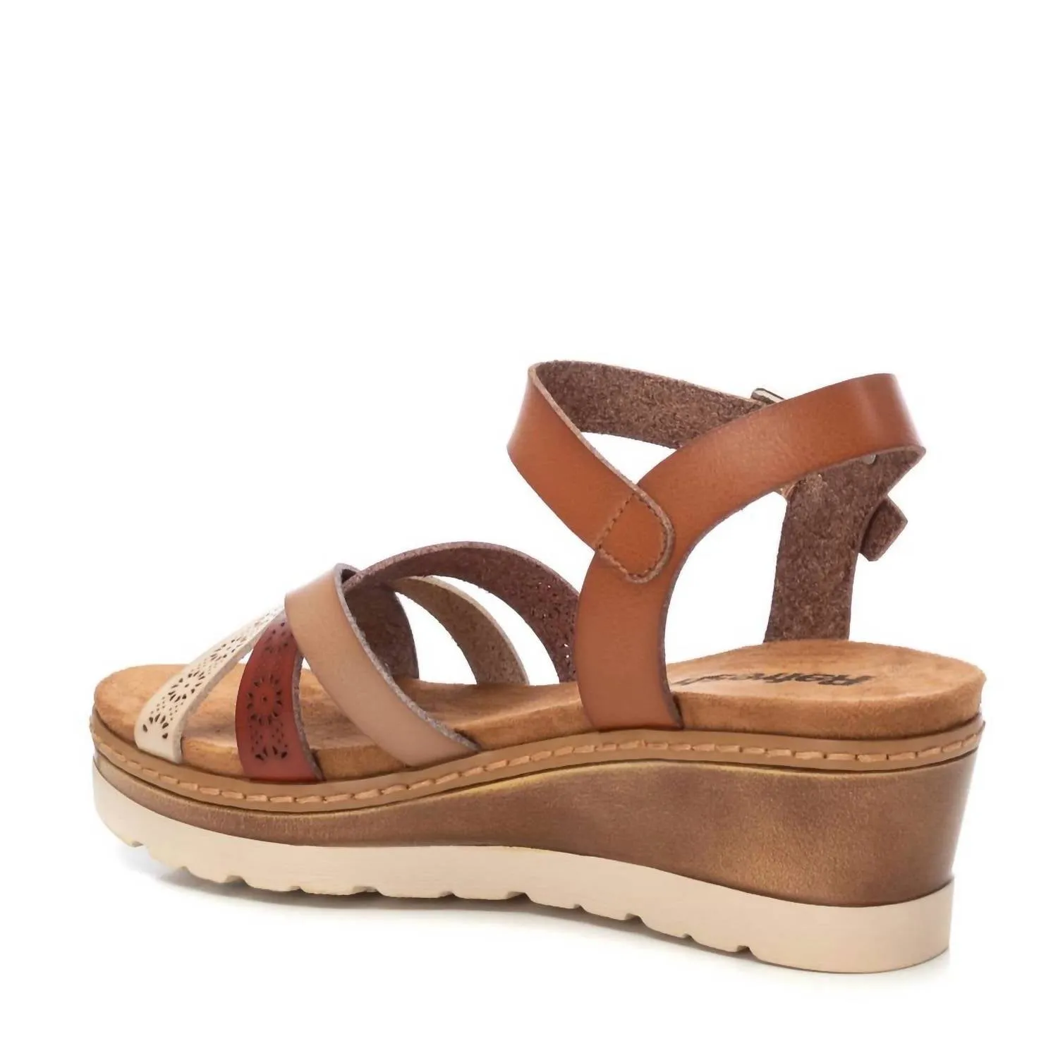 Women's Wedge Sandals In Camel