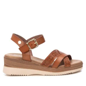 Women's Wedge Sandals In Camel