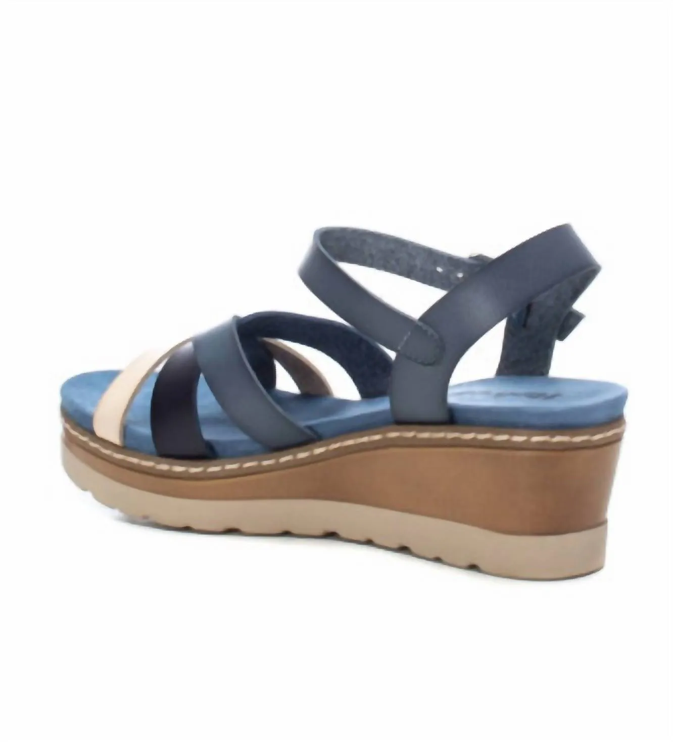 Women's Wedge Sandals In Jeans