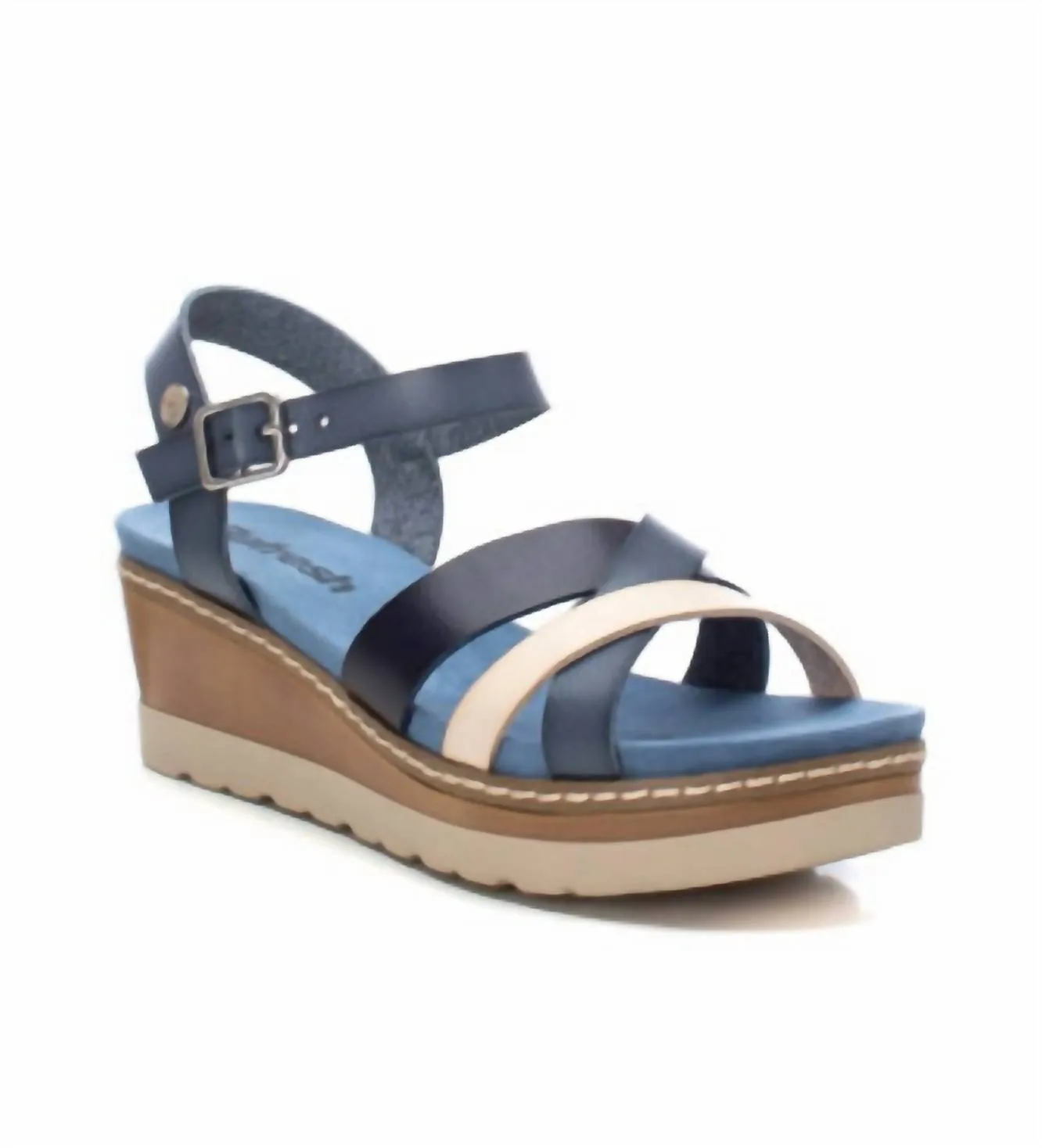 Women's Wedge Sandals In Jeans