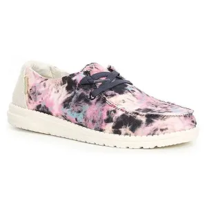 Women's Wendy Tie Dye Shoes In Navy Pink