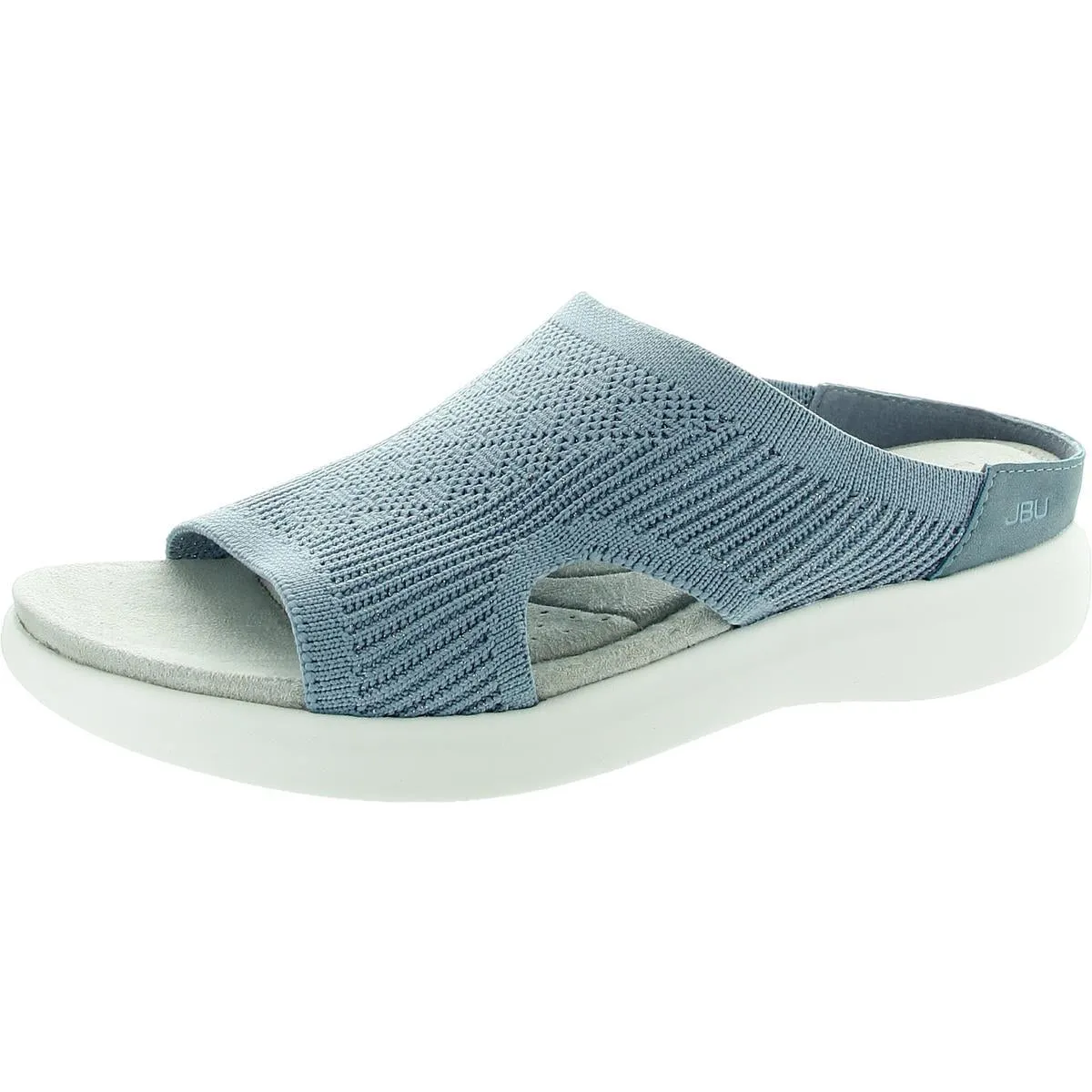 Womens Woven Shimmer Slide Sandals