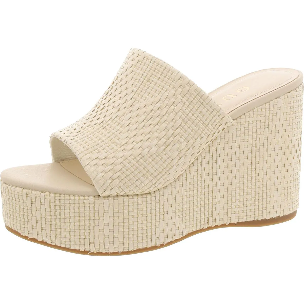 Yenisa Womens Woven Slip On Mule Sandals