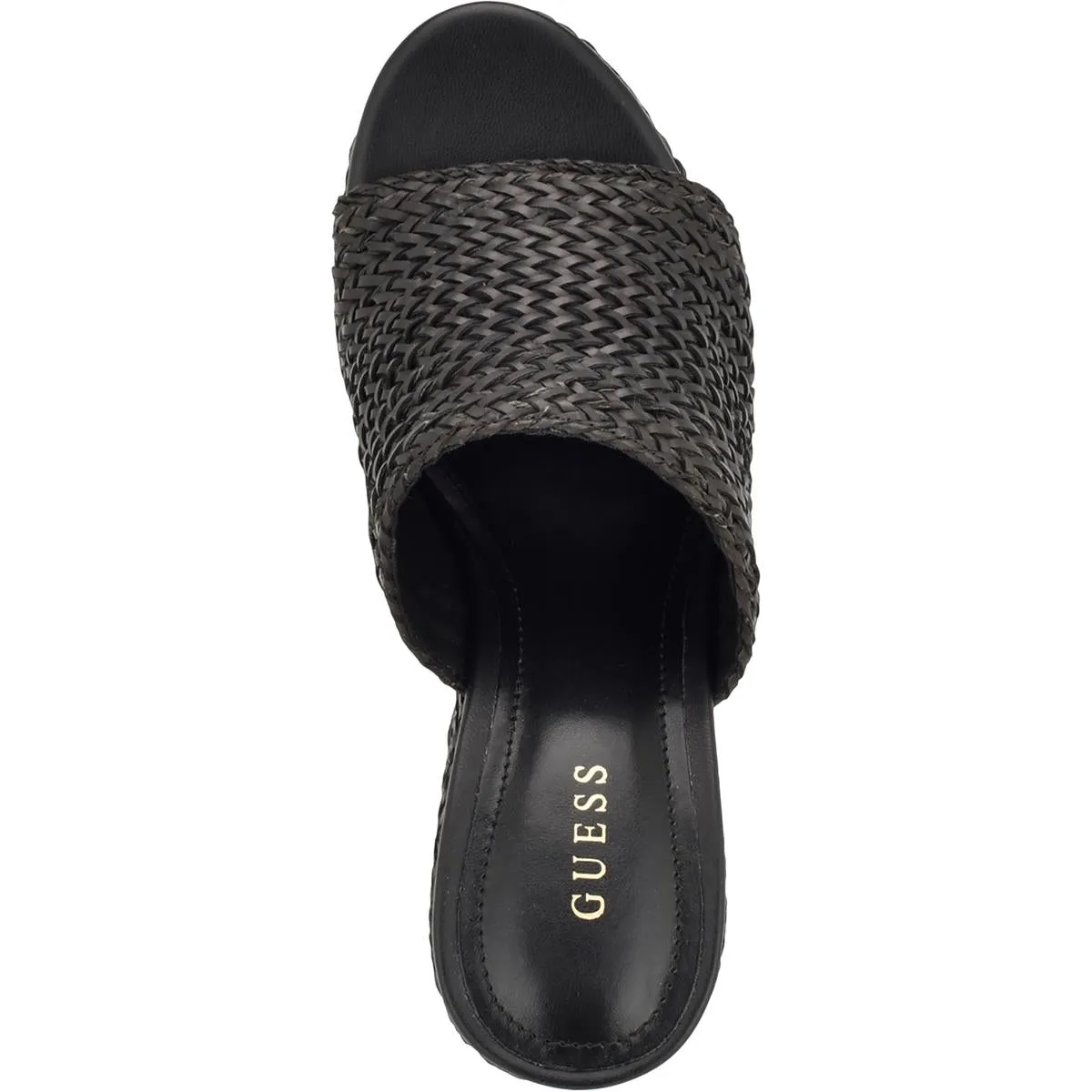 Yenisa Womens Woven Slip On Mule Sandals