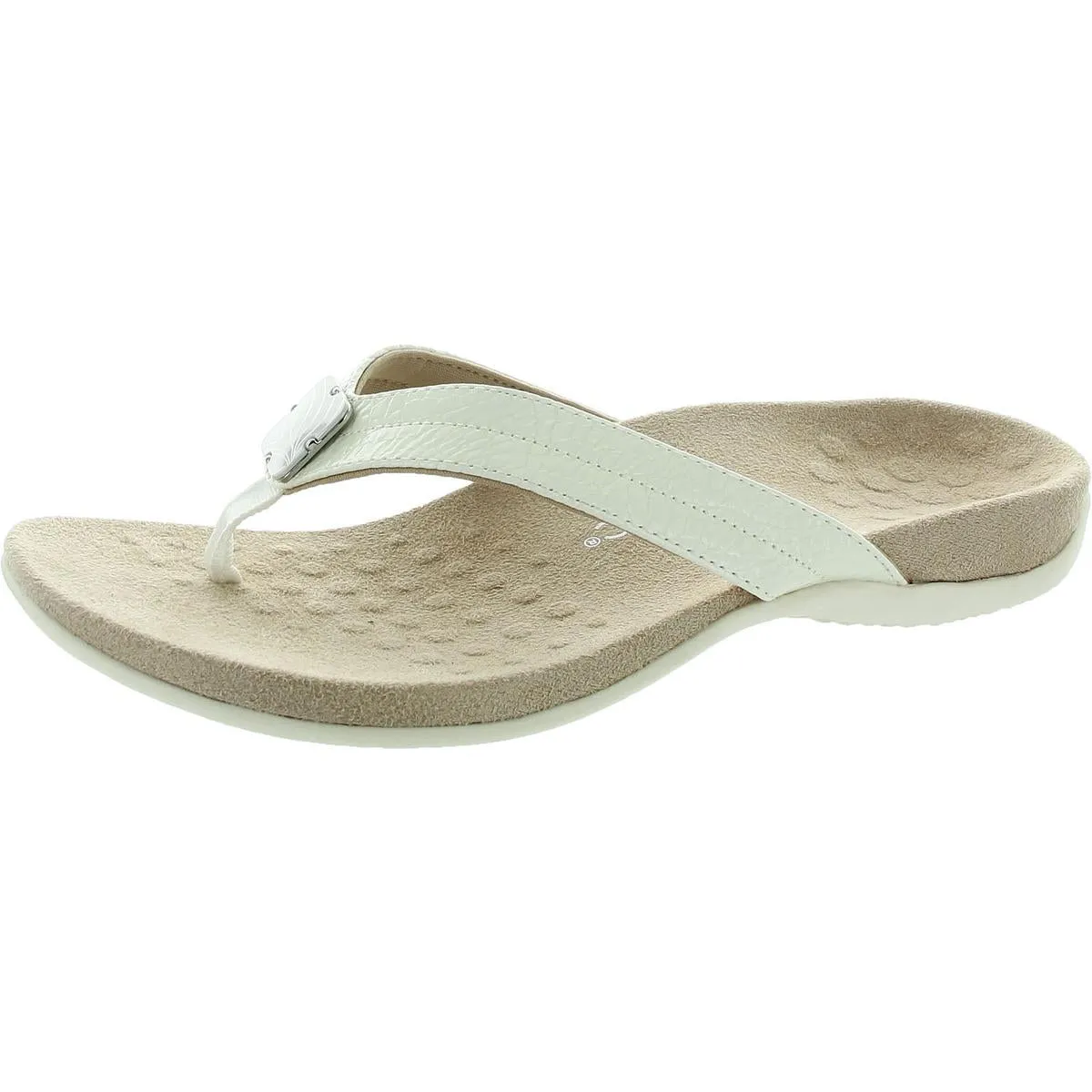 Yoko Womens Faux Leather Thong Flip-Flops