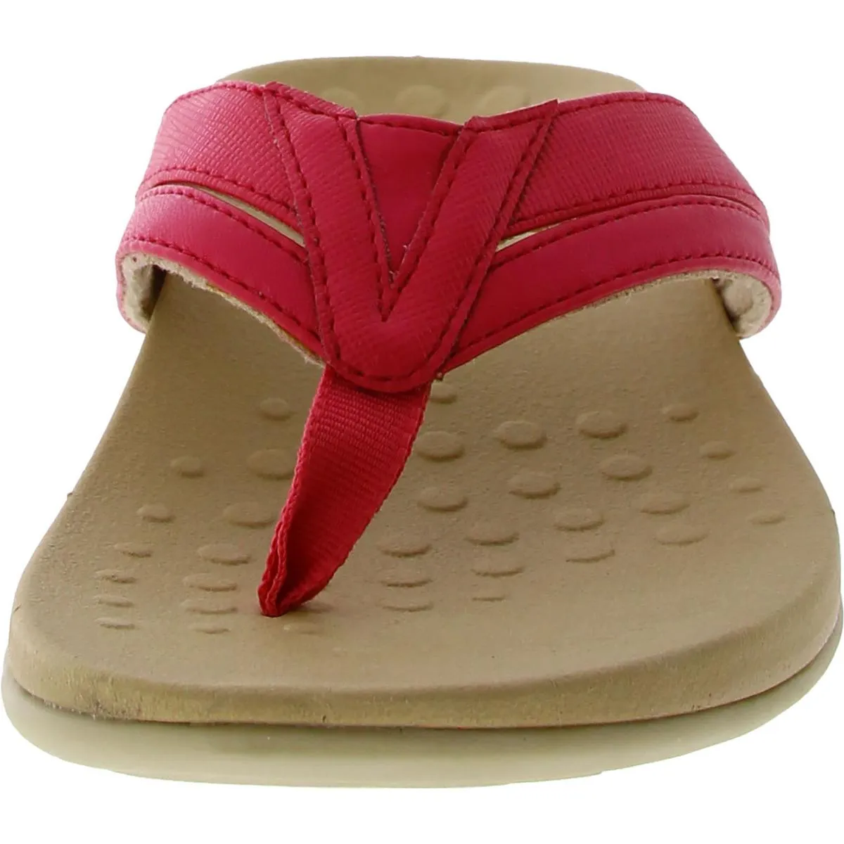 Yoko Womens Faux Leather Thong Flip-Flops