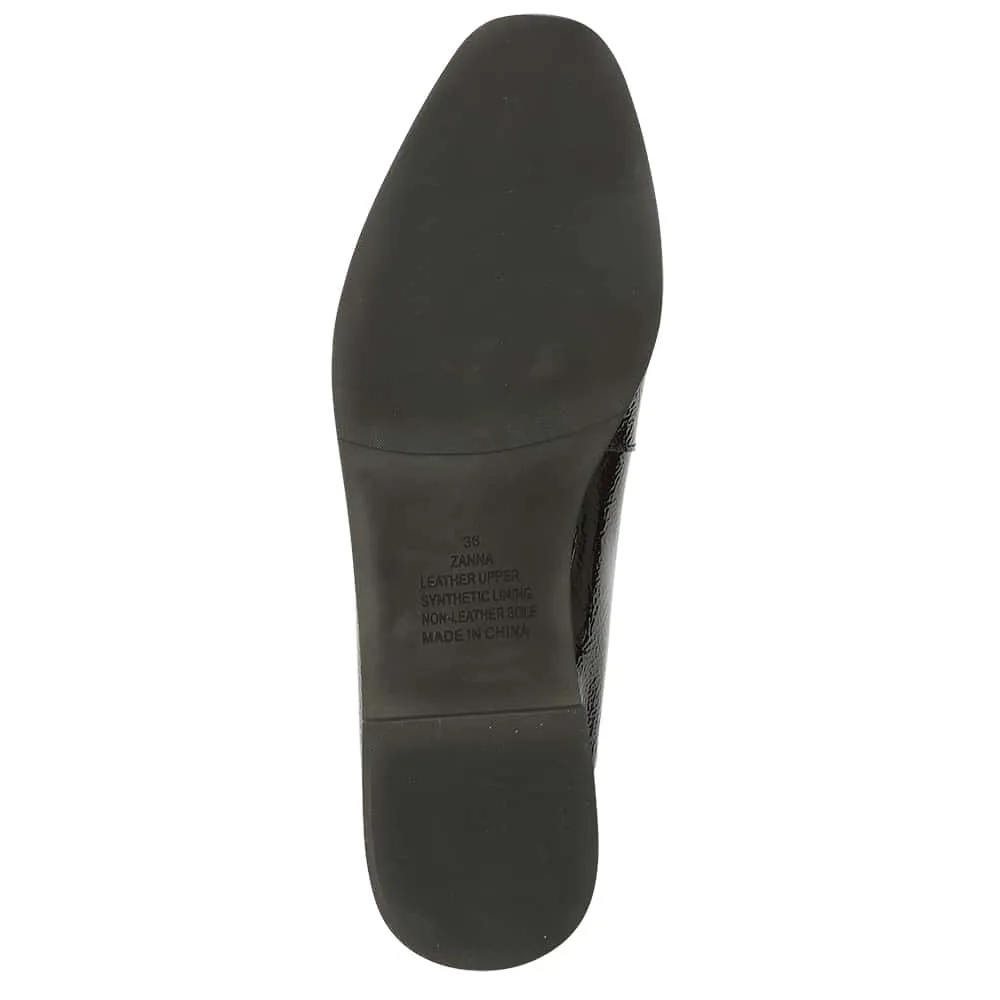 Zanna Loafer in Black Leather