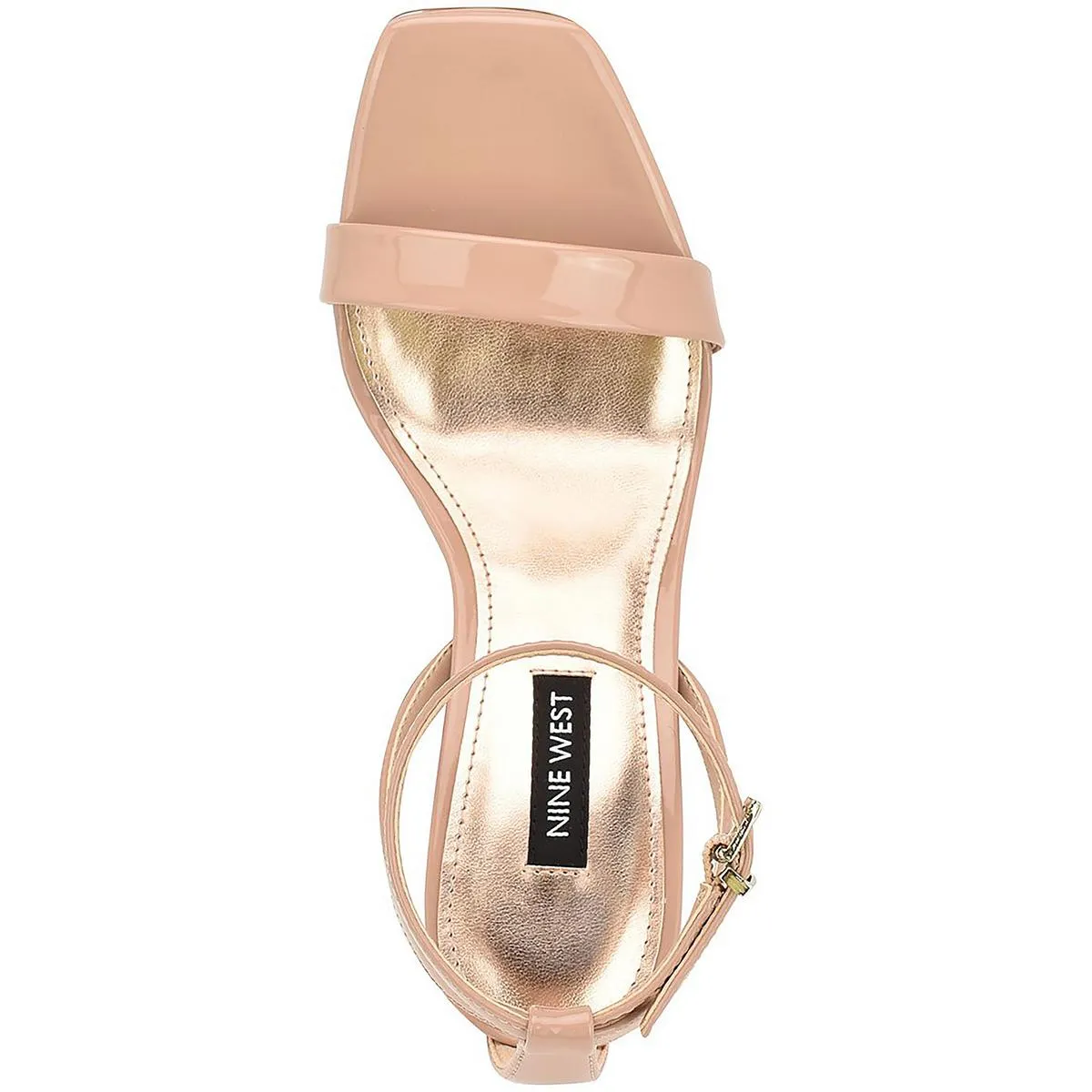 Zilo 3 Womens Patent Strappy Ankle Strap