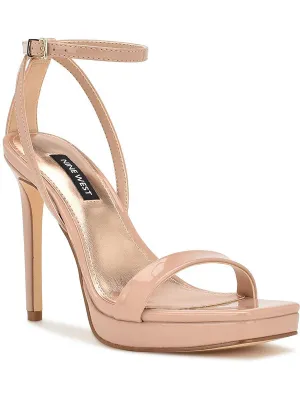 Zilo 3 Womens Patent Strappy Ankle Strap